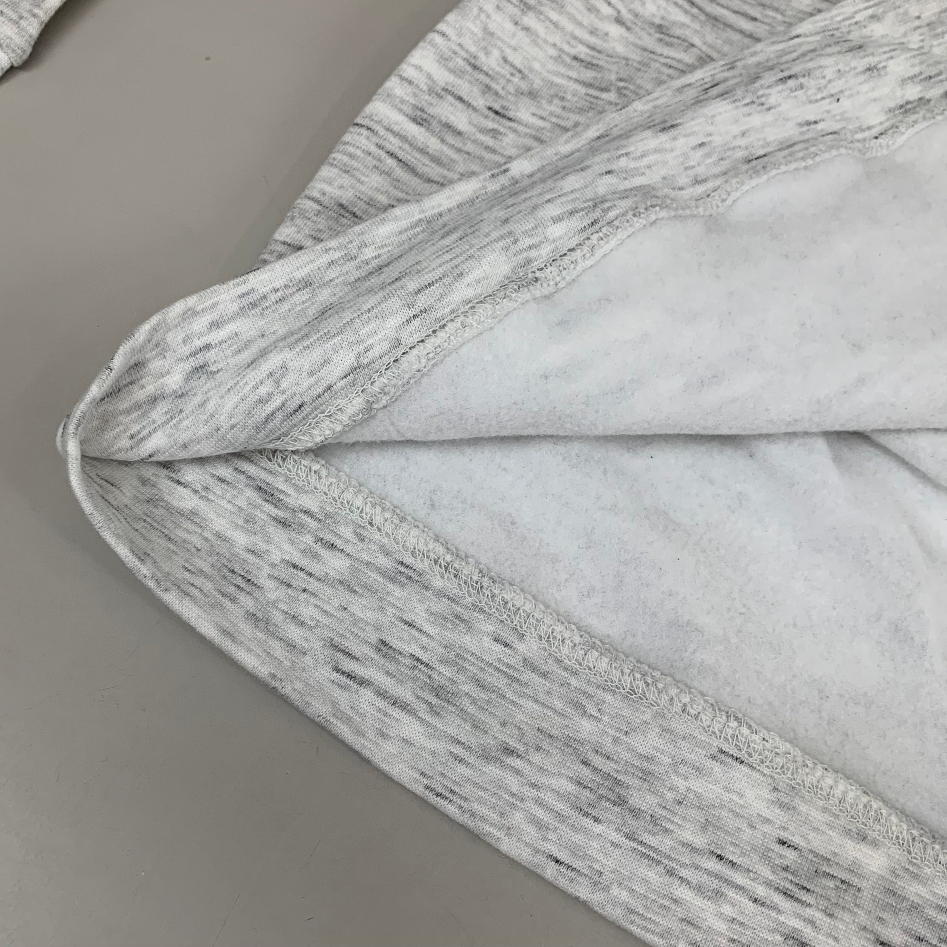 LONEROCK Helen Georgia Tie Hoodie Sz Small White/Grey