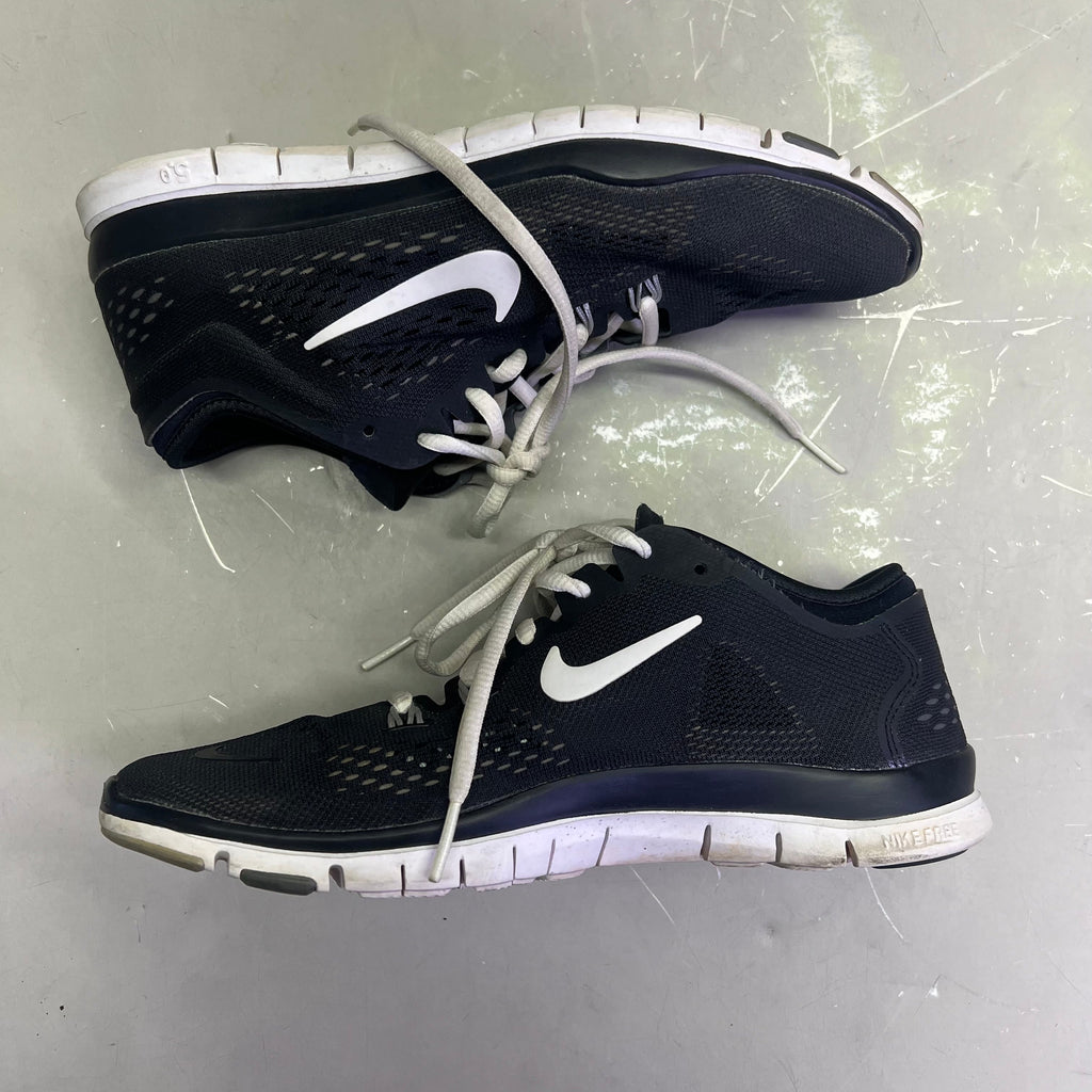 NIKE Free Tri Fit Cross Training Shoes Women's Sz 7 Black/White (Pre-Owned)