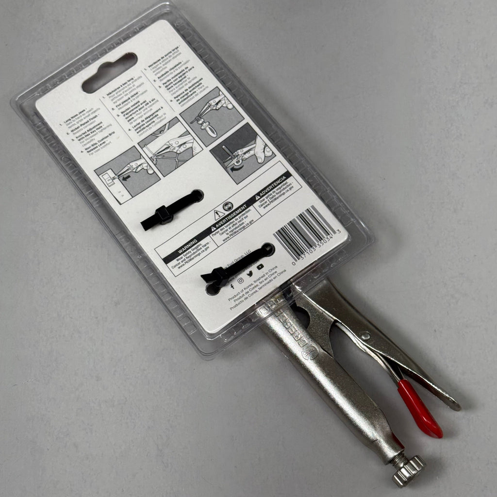 CRESCENT (New) 9" Curved Jaw Locking Pliers with Wire Cutter