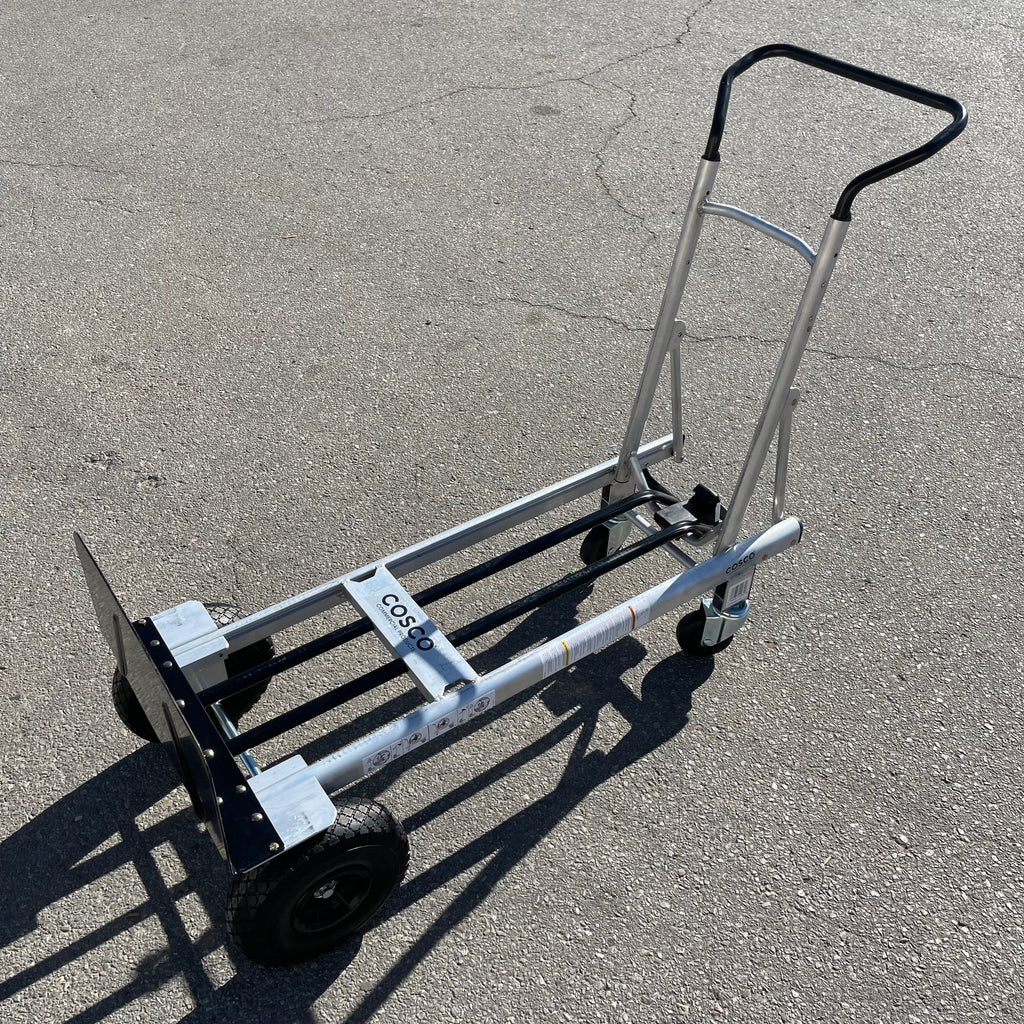 COSCO 2-In-1 Hybrid Handtruck Silver & Black 12204ASB1E