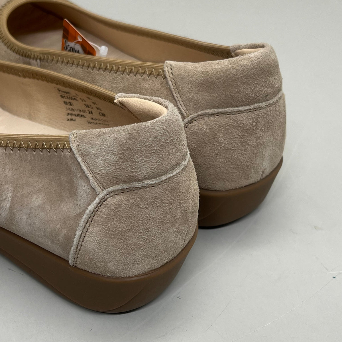 PROPET Yara Slip-On Orthotic Comfort Women's Sz 8.5 M(B) Natural Buff Suede WCX004L