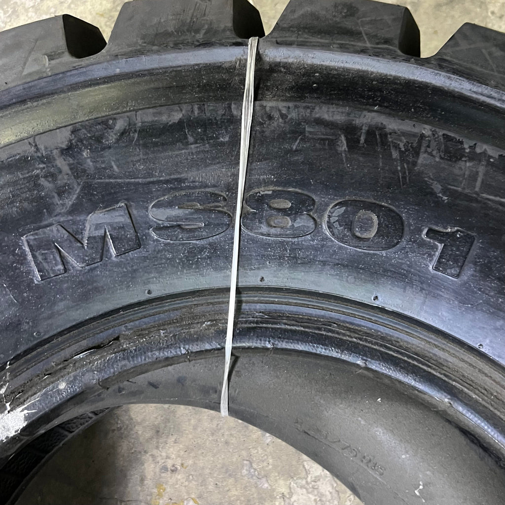 MAXAM Industrial & Forklift Tire Dot 0523 Sz 8.25-15 N.H.S Black MS801