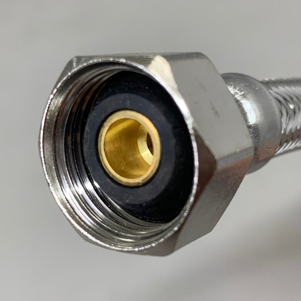 PLUMBSHOP (2 PACK)Faucet Connector Stainless Steel Braid 3/8"&13/8" FIP PLS1-16KC