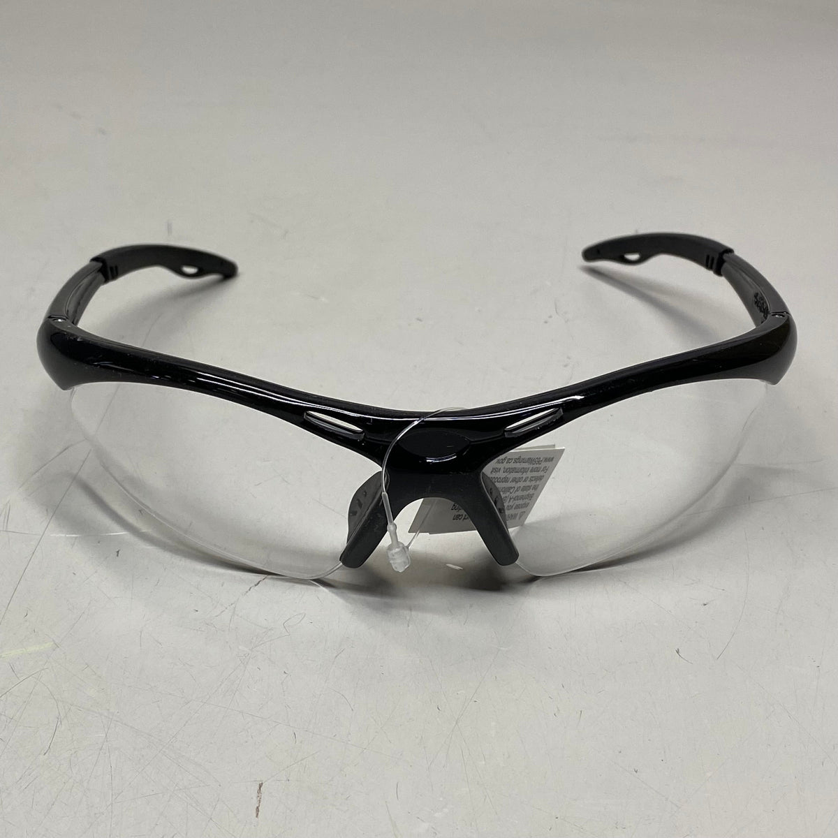 SAS SAFETY CORP (12 PACK) Premium Safety Eyerwear Black Frame/Clear Lens 540-0200