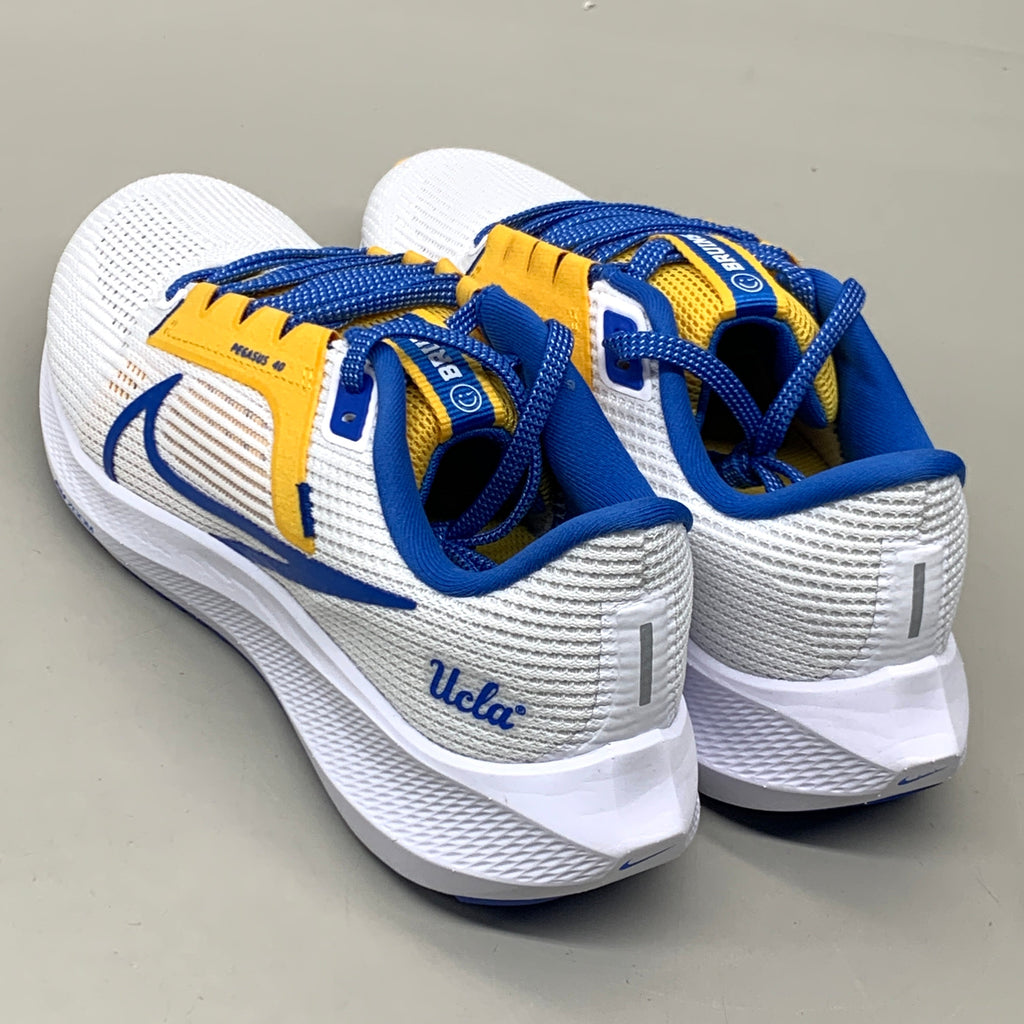 NIKE Zoom Pegasus 40 Shoes UCLA White/Signal Blue-Gold 15.5 Women's 14 Mens DZ5988 100