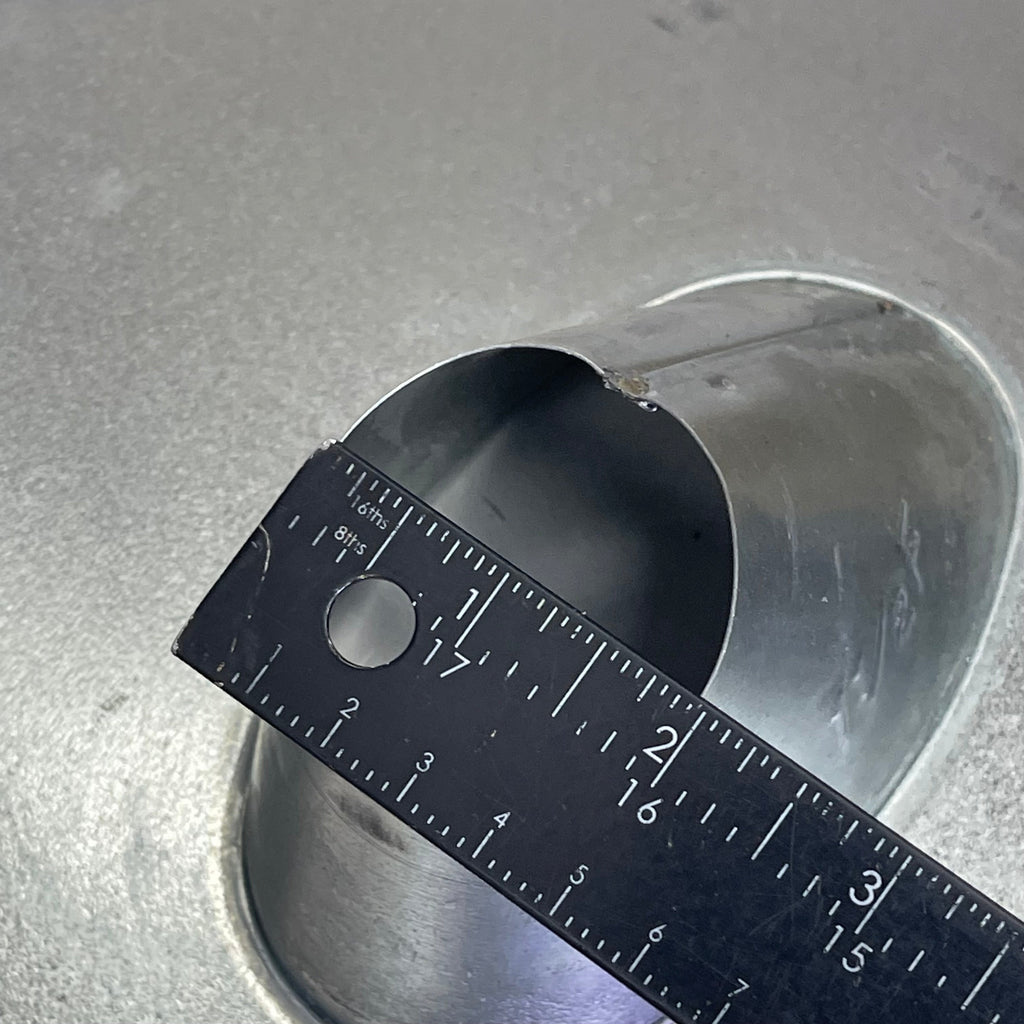 AMERIVENT Round Vent Flashing 1-1/2" Dia Galvanized Steel AMV112FFU