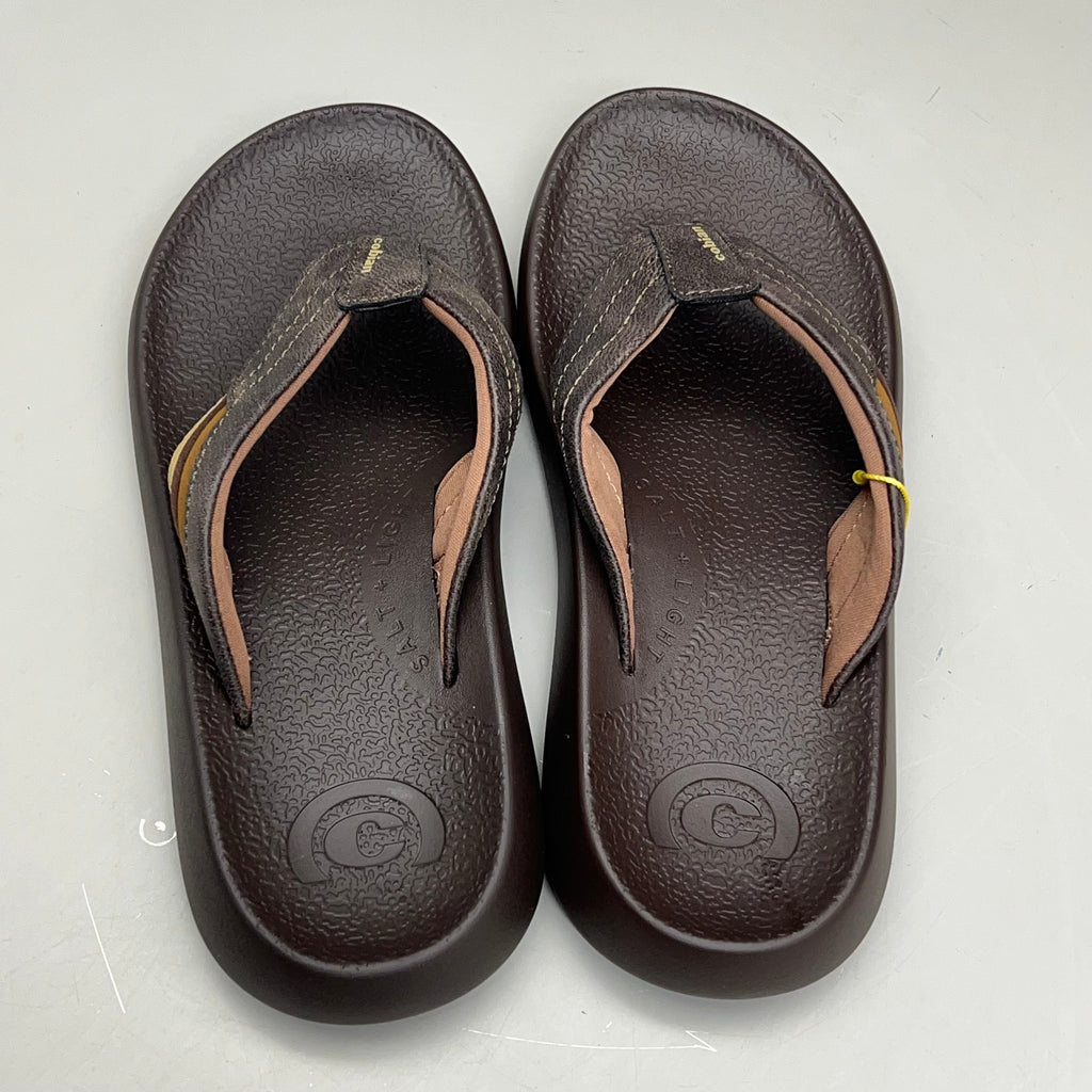 COBIAN Kandui Synthetic Leather Strap Men's Sz 11, EU 44 Chocolate KAN25-2011-11