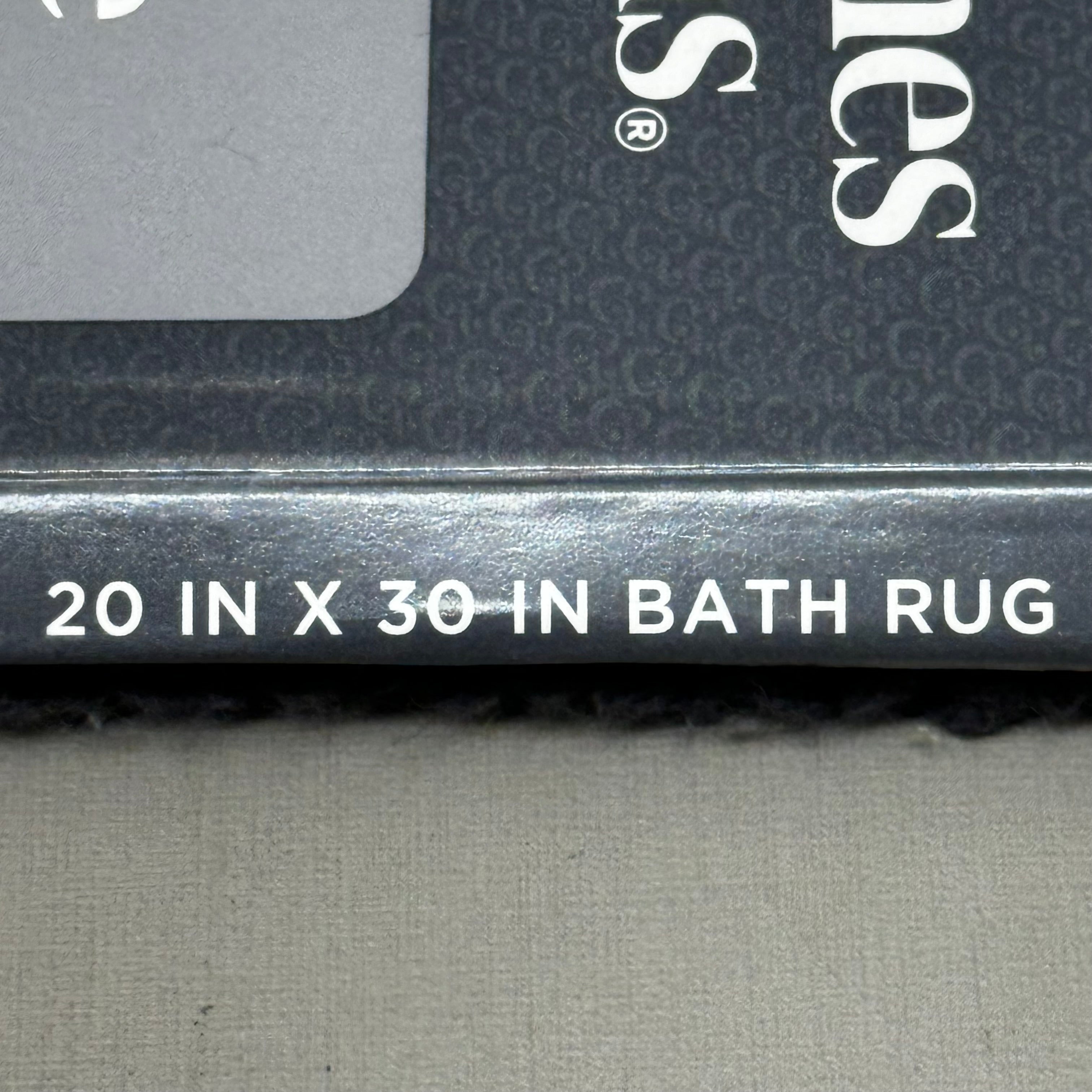 BETTER HOMES & GARDEN (2 PACK) Cotton Reversible Bath Rug 20X30" Ombre Grey