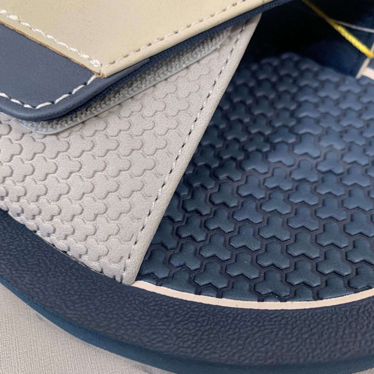 COBIAN DRT Synthetic Leather Strap Slide Sandals Men's Sz 8, 40 EU Navy DRS24-410-8