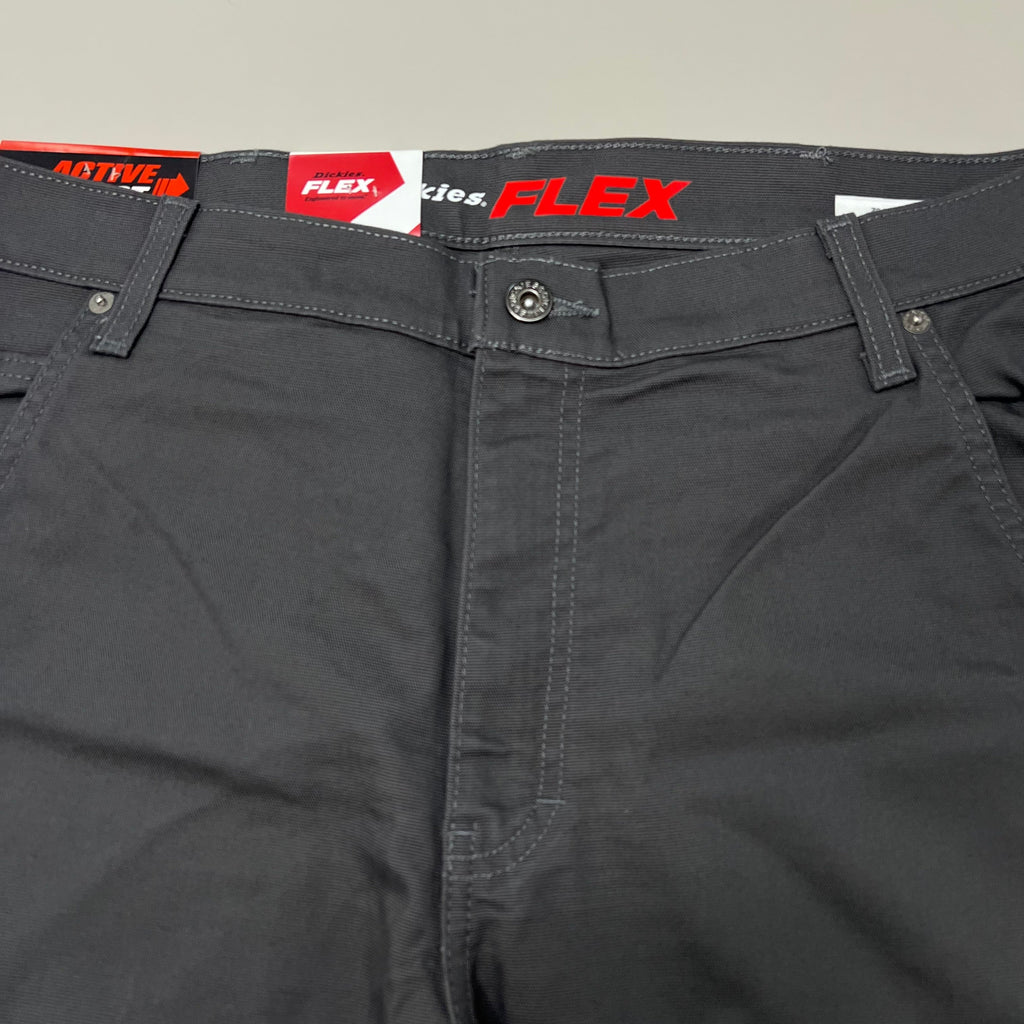 DICKIES Flex Regular Fit Double Knee Pant Mns Sz 38X34 Stonewashed Slate DP903SSL