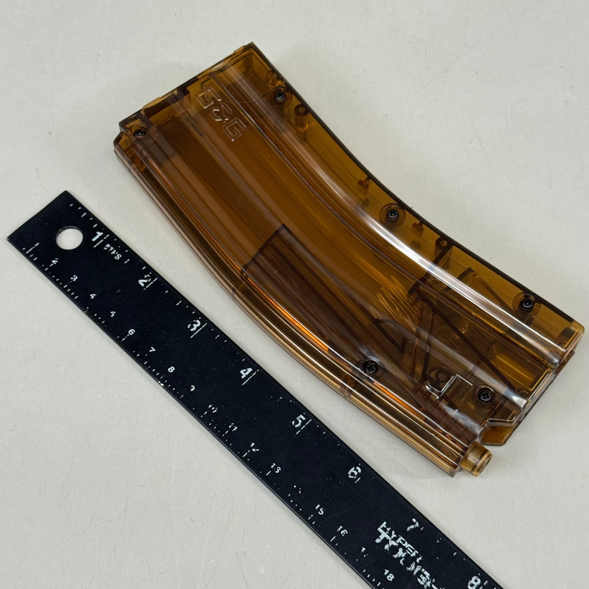 G & G ARMANMENT BB Loader Magazine Style 420 Rounds Transparent Brown G-08-100-1
