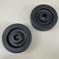 (2Pack) Caster Wheel Replacement Parts 6"x2" PO60JB84 Black
