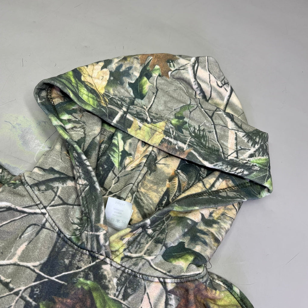 COTTON COLLECTIVE Special Hoodie 100% Cotton Fleece Unisex Sz M Camo Pattern