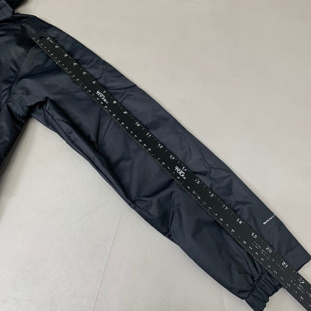 COLUMBIA Reflective Detail Hikebound Jacket Boys Youth Sz M Black SB6647-010