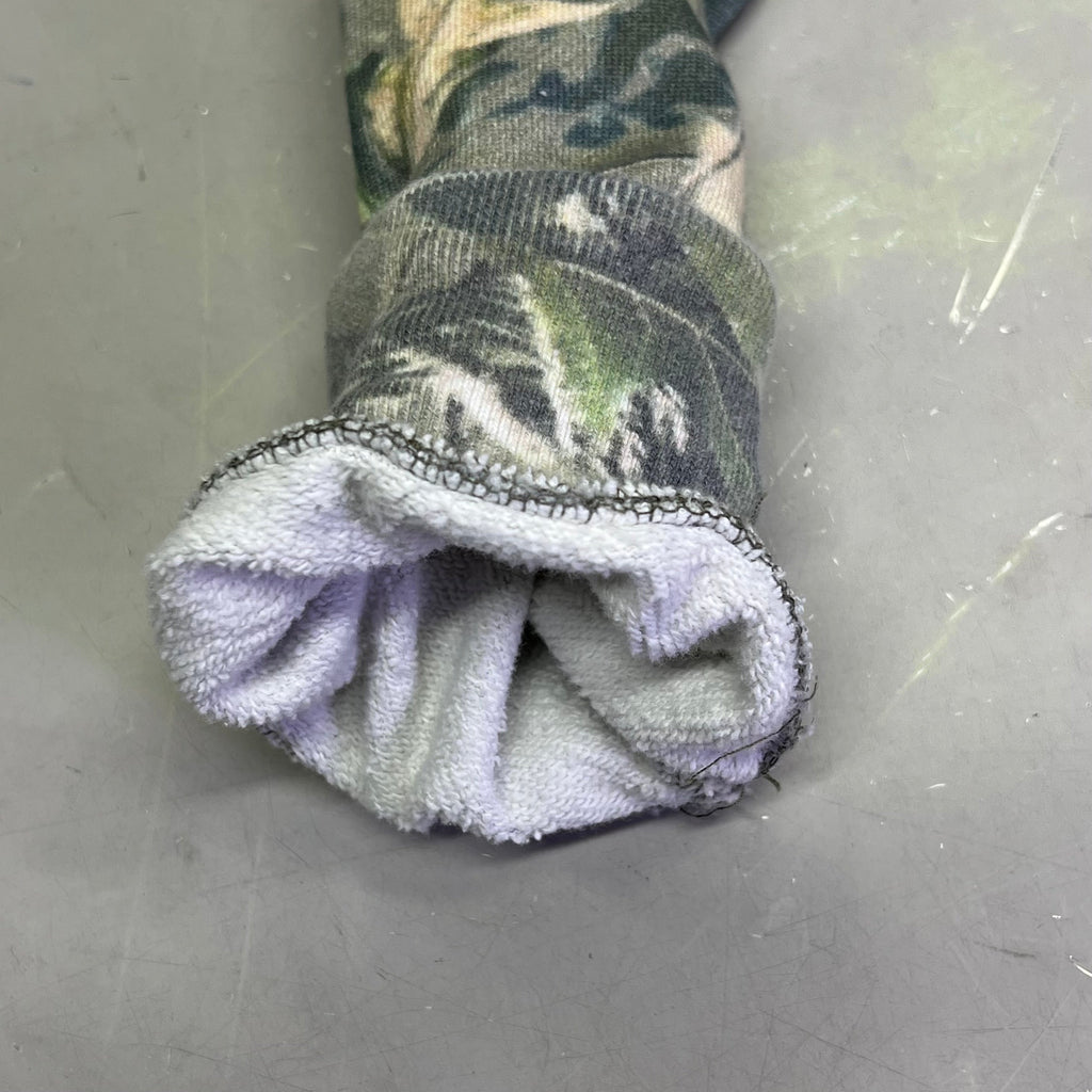 COTTON COLLECTIVE Special Hoodie 100% Cotton Fleece Unisex Sz M Camo Pattern