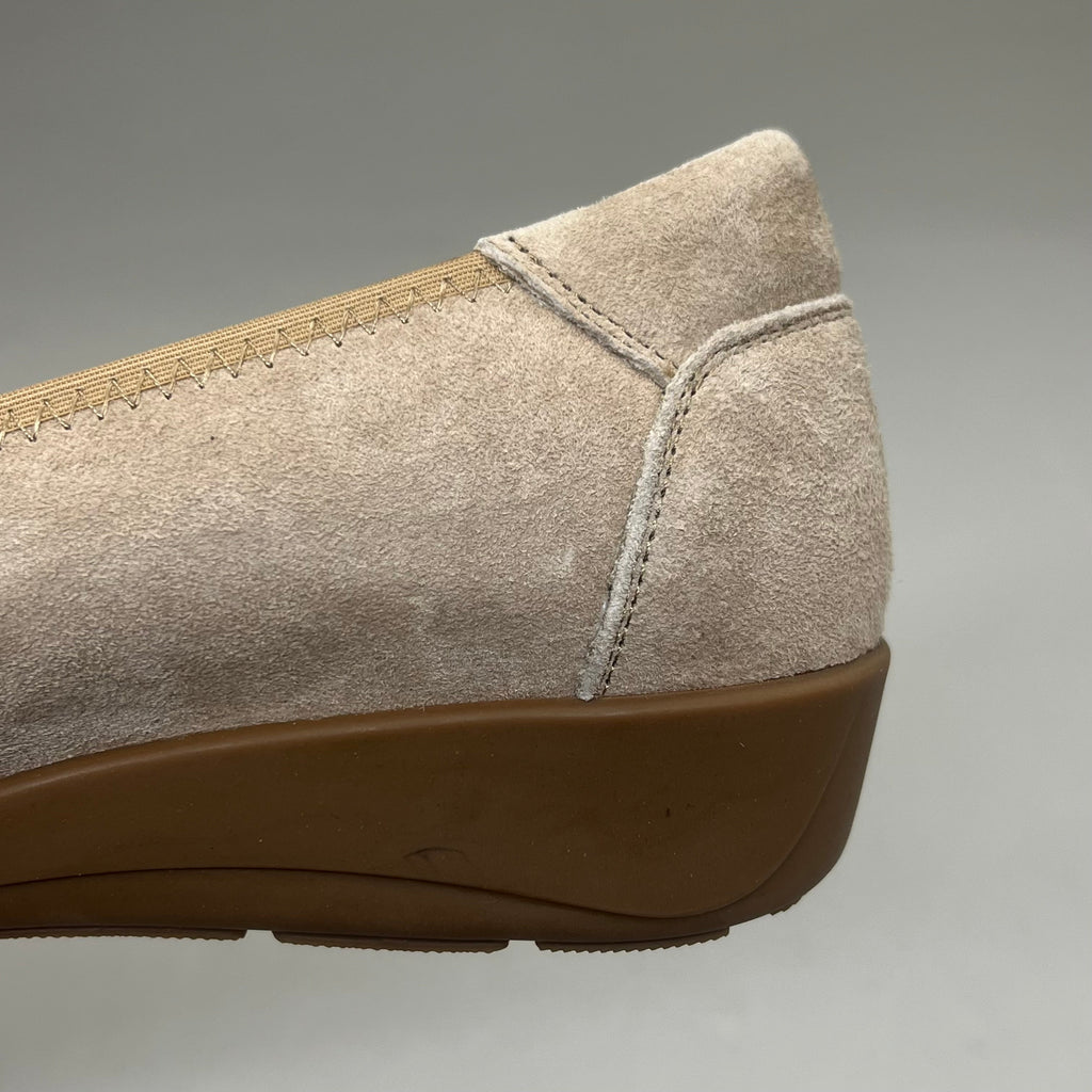 PROPET Yara Slip-On Orthotic Comfort Women's Sz 8 M(B) Natural Buff Suede WCX004L