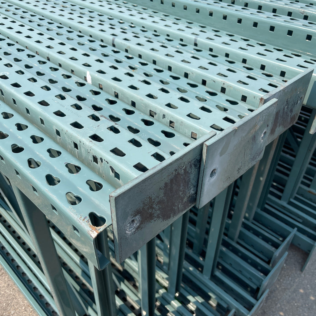 INTERACK Pallet Rack Upright Teardrop Style (Round & Angular) (16ft) 192”H x 42”D (Pre-Owned)