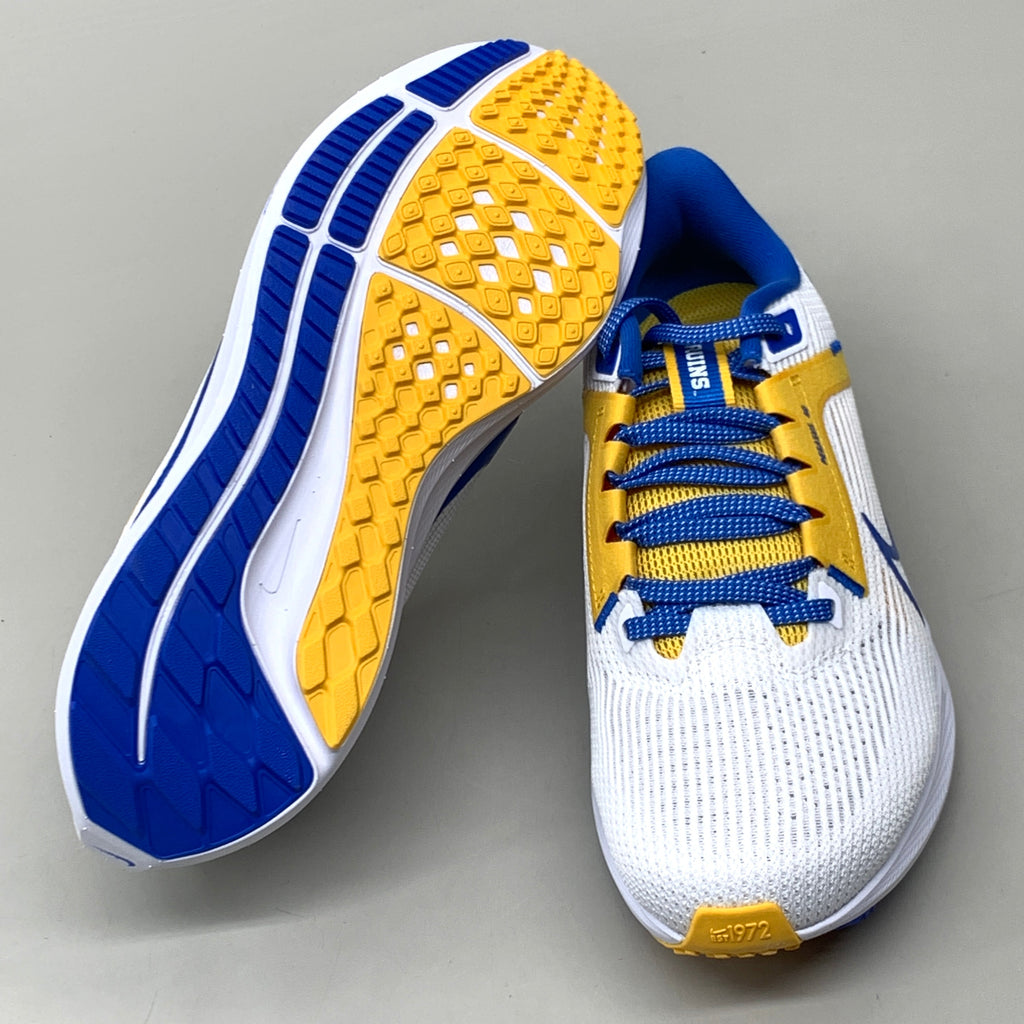 NIKE Zoom Pegasus 40 Shoes UCLA White/Signal Blue-Gold 15.5 Women's 14 Mens DZ5988 100