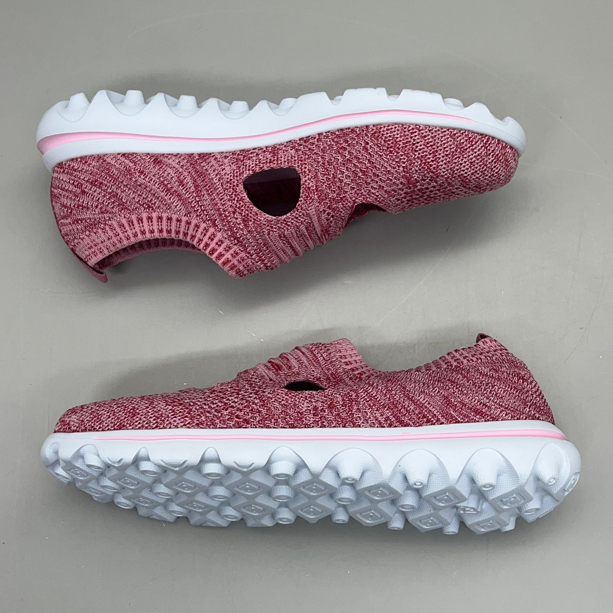 PROPET Travel Activ Avid Knit Shoe Women's Sz 8.5 X WIDE (2E) Pink/Red WAT064M