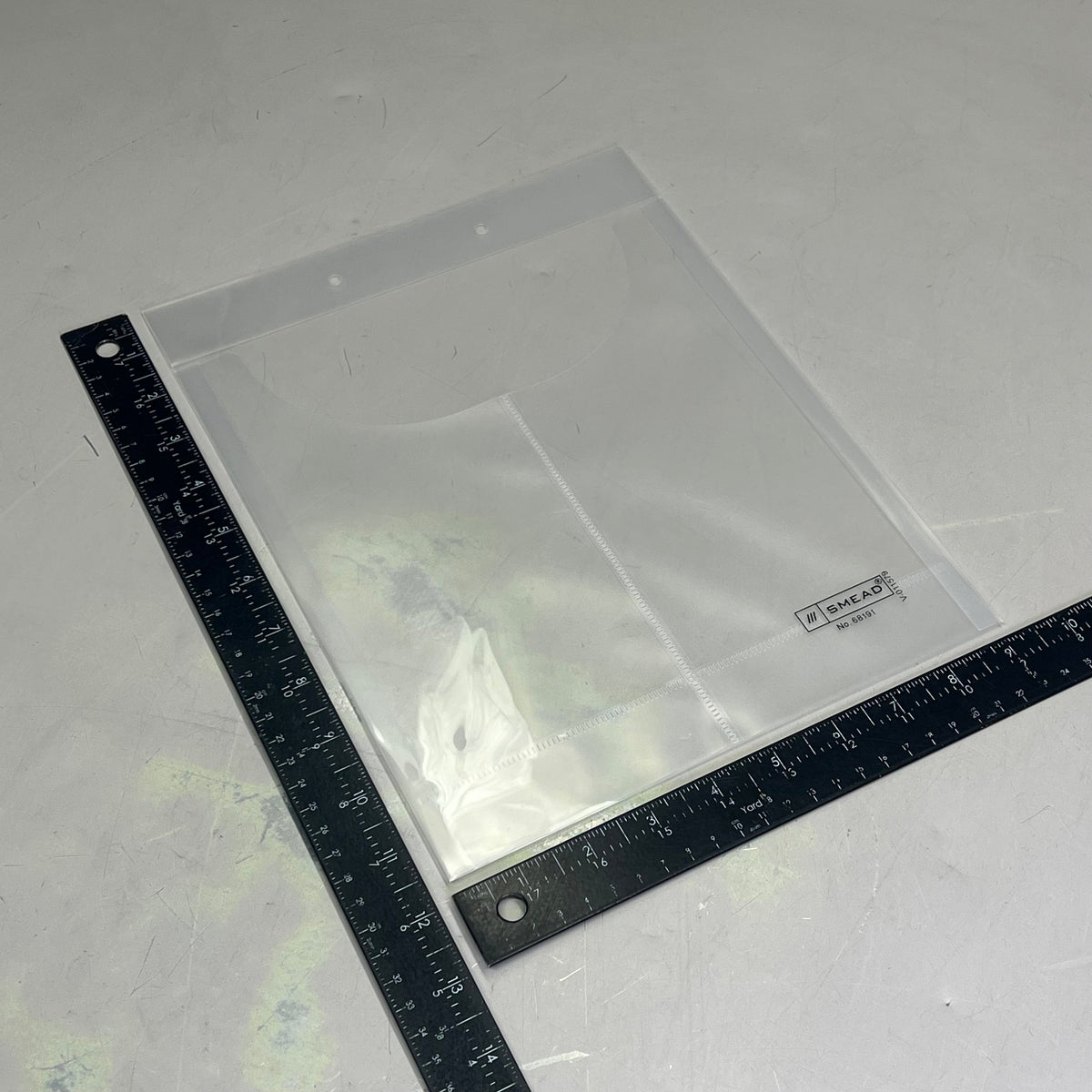 SMEAD (24 PACK) Polypropylene File Retention Jackets Letter/Legal Sz Clear 68191