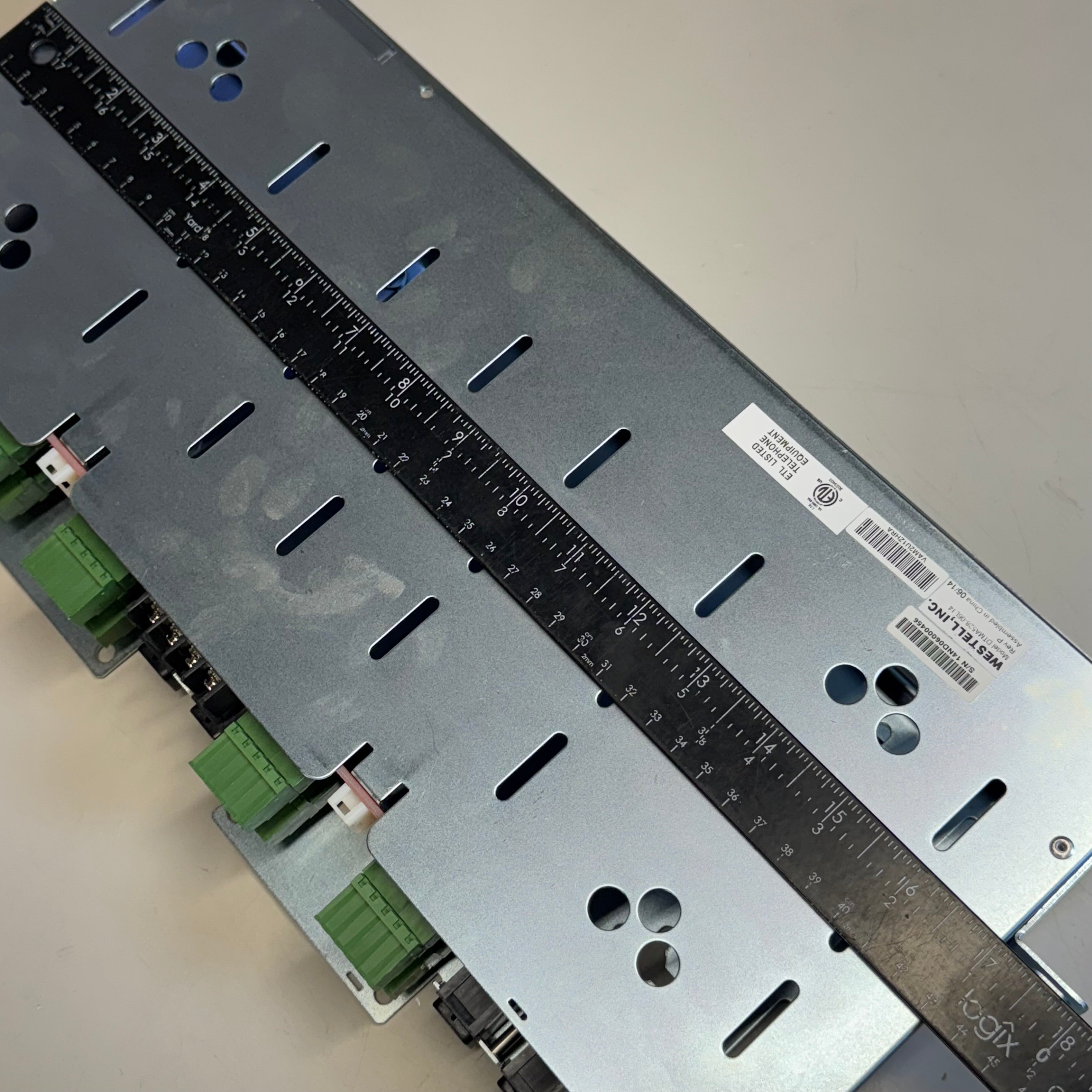 WESTELL Digital Termination Mounting Assembly Sz 17” L x 8.2” W x 2” H Gray