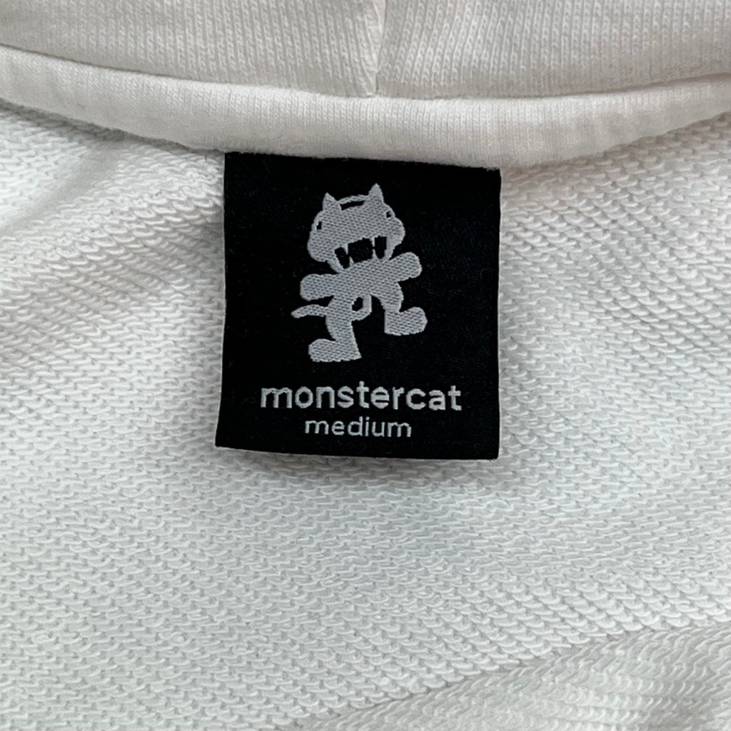 MONSTERCAT Records Adjustable Waist Sweatshirt Korean Fighter Men's Sz M White