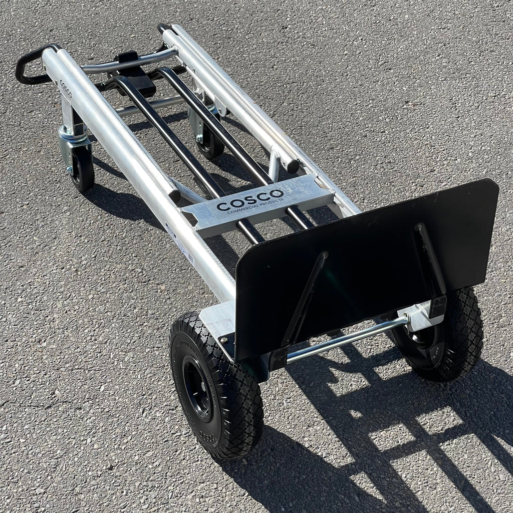 COSCO 2-In-1 Hybrid Handtruck Silver & Black 12204ASB1E