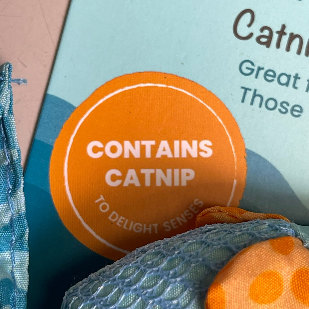 PETSTAGES (3-PACK) Catnip Chew Mice Catstages Dental Orang & Blue 327