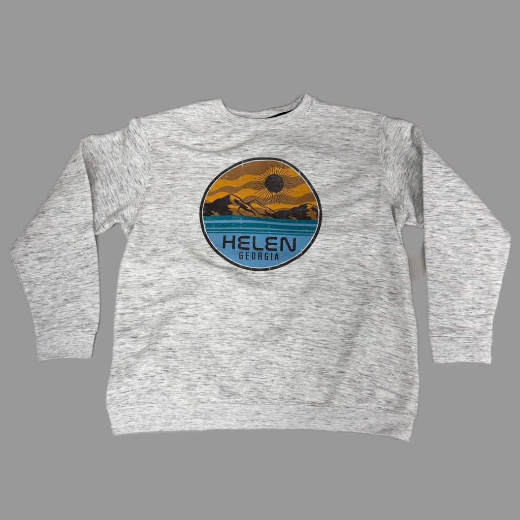 LONEROCK Helen Georgia Crew Sweatshirt Sz 2X-Large Grey/White