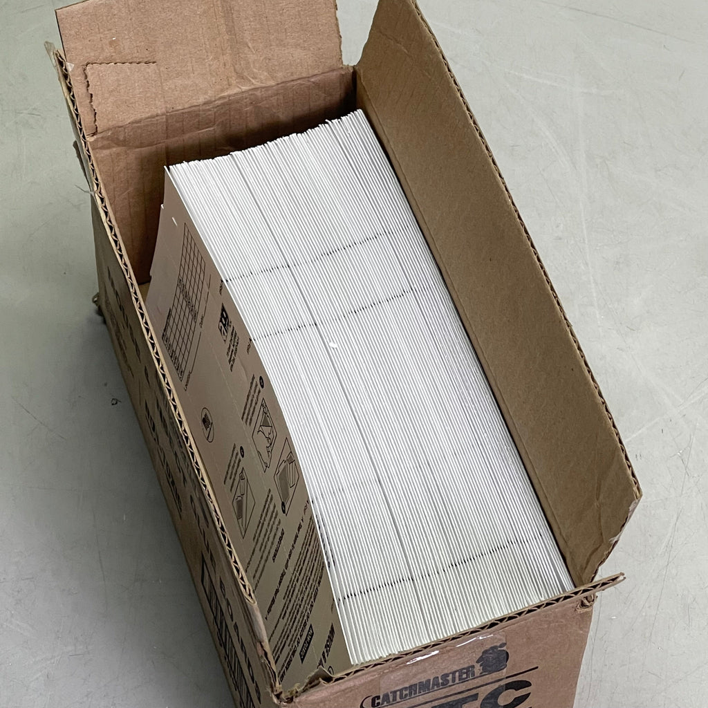 ZA@ CATCHMASTER (72-PACK) Mouse & Insect Glue Boards 10.1"x4" Peanut Butter Scented 72TC