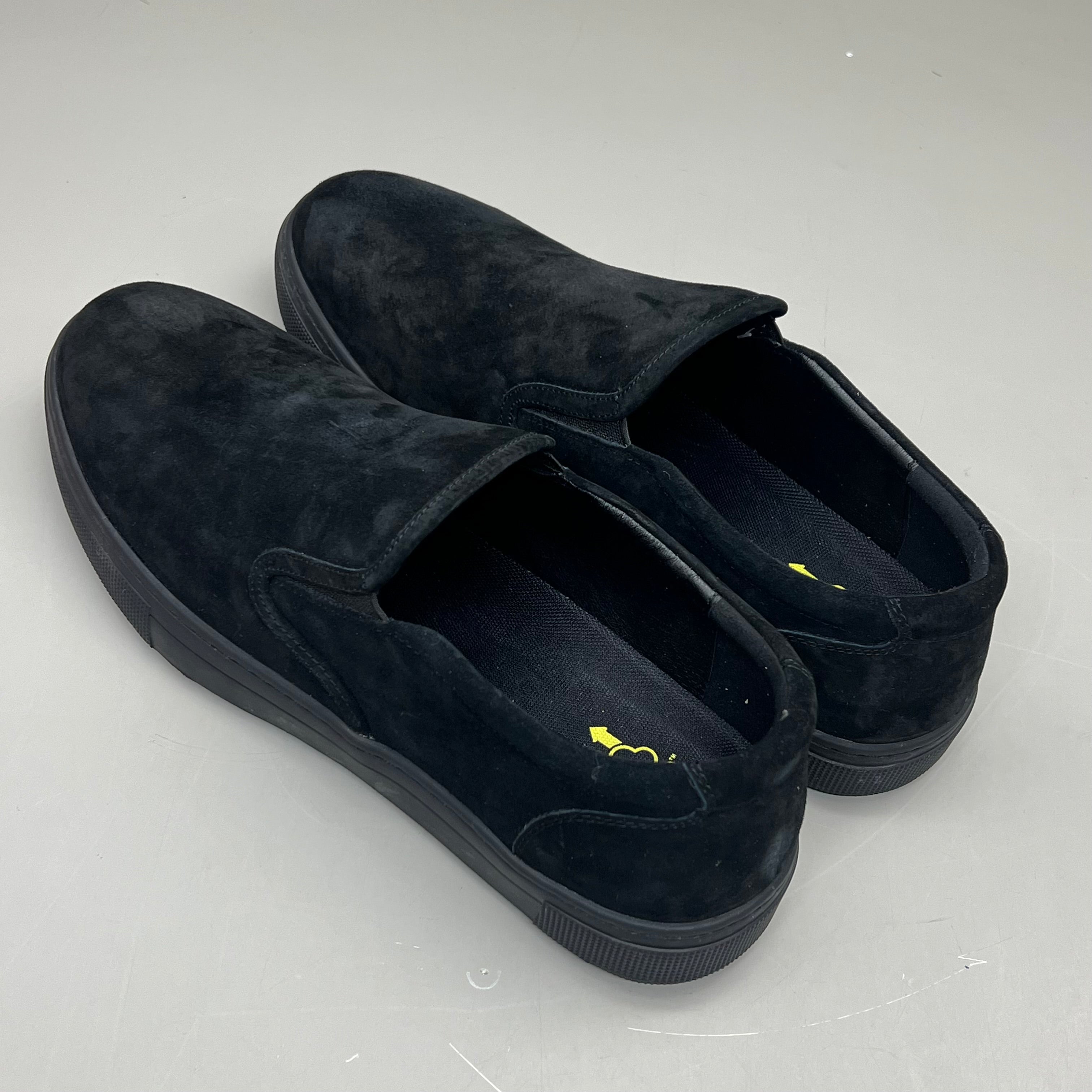 PROPET Kip Suede Slip-On Durocloud Foam Footbed Men's Sz 11.5 M(D) Black MCX074S