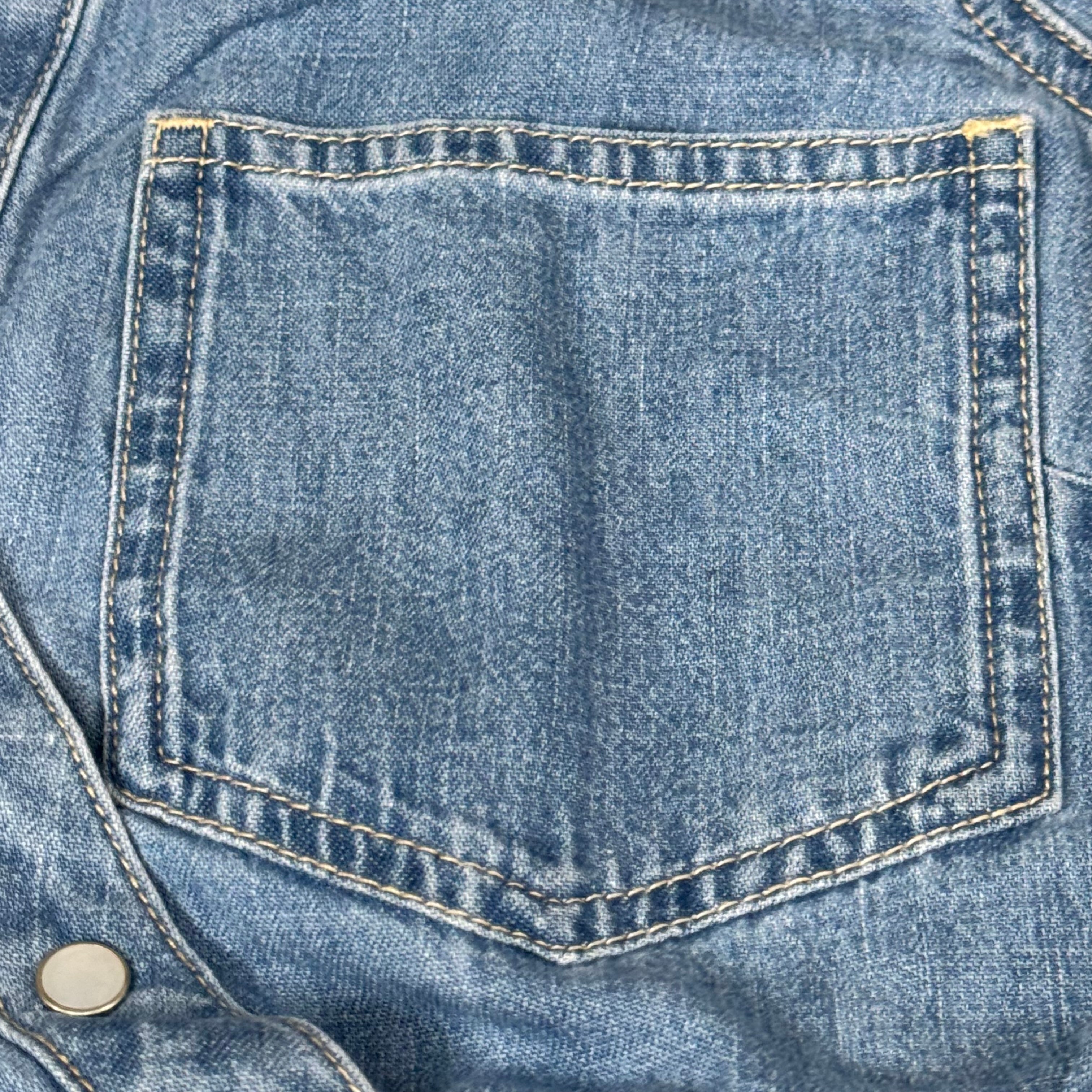 VERONICA BEARD Jeans Women's Dunn Mini Dress Sz-8 Iceberg J24067101286IC