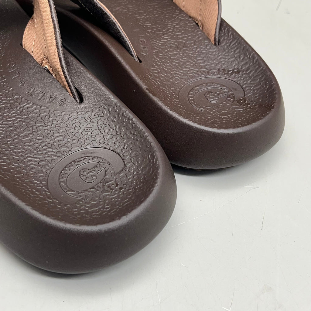 COBIAN Kandui Synthetic Leather Strap Men's Sz 12, EU 45 Chocolate KAN25-2011-12