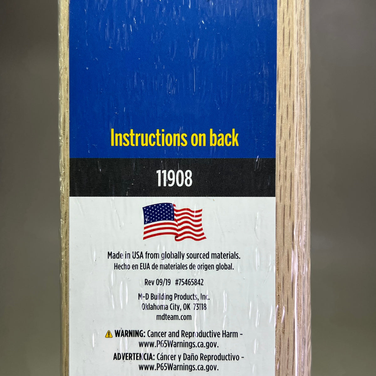 MD (6 PACK) Hardwood Flat-Profile Door Transition Strip Threshold 2.5"x36" Oak 11908