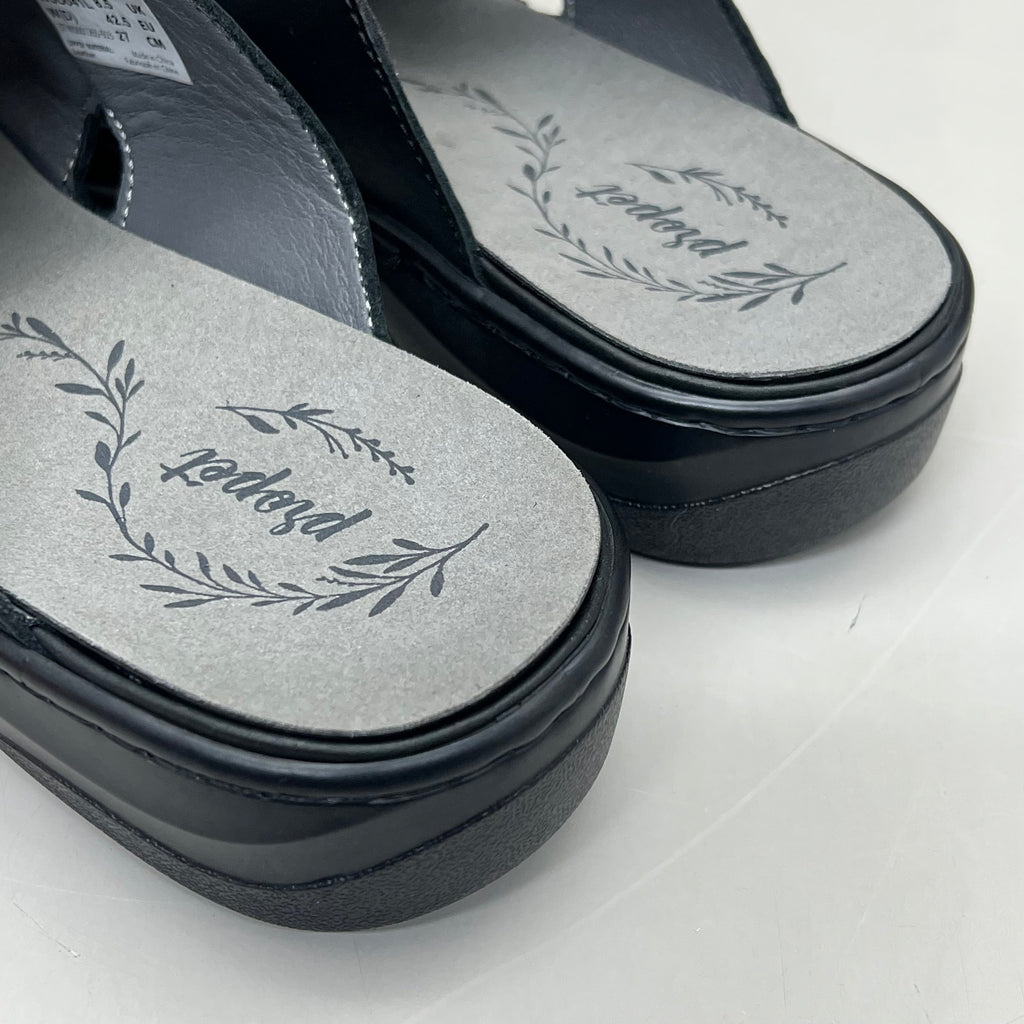 PROPET Gertie Supportive Sandal Orthotic Women's Sz 10.5 X(2E) Black WSO041L