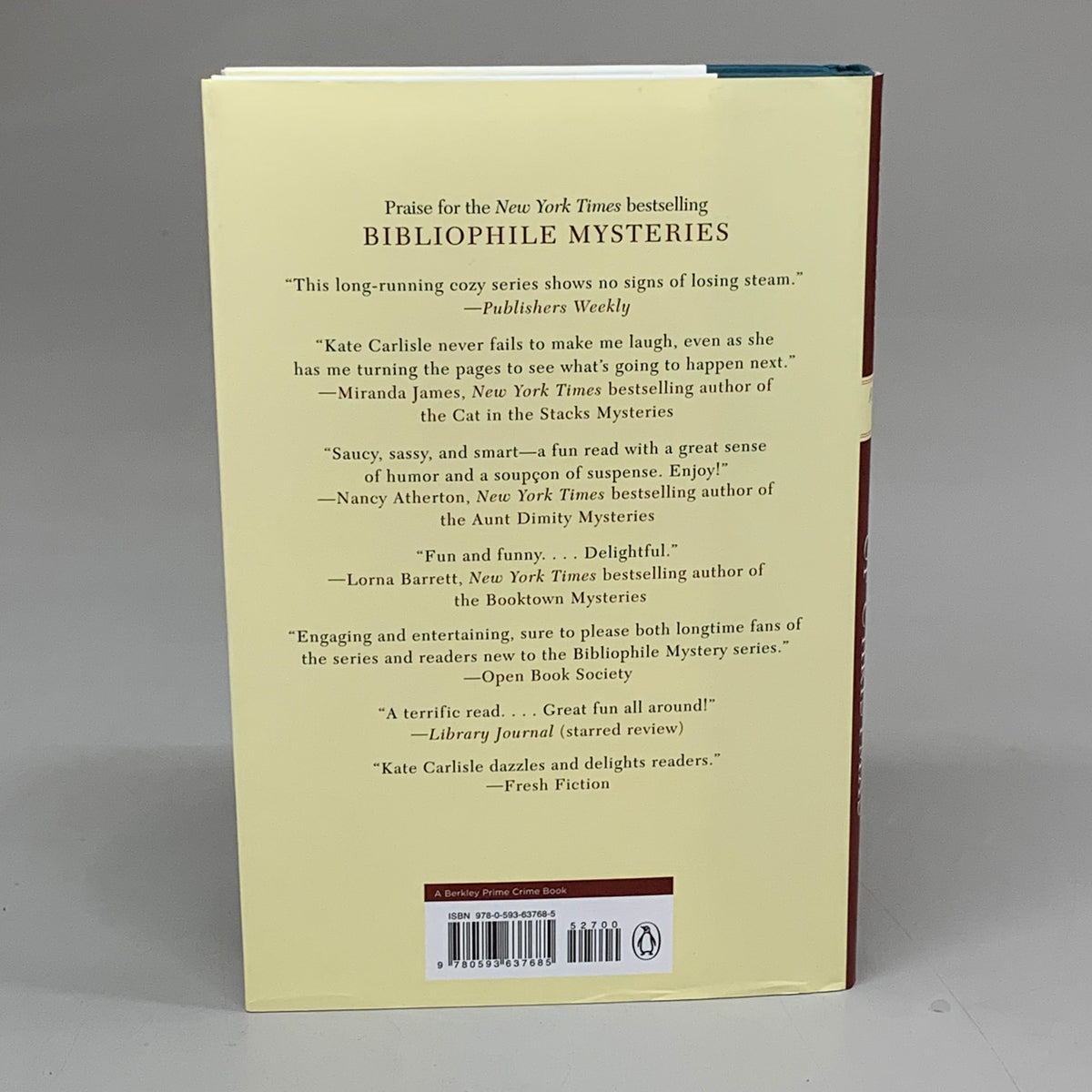 BERKLEY Kate Carlisle;The Twelve Books Of Christmas 320 Pages