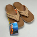 COBIAN Darby Synthetic Suede Strap Sandals Women's Sz 10, EU 41 Tan DAR24-230-10
