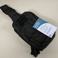WORLD FAMOUS SPORTS Tactical Sling Travel Size Pack Padded Black TB-411-BLACK