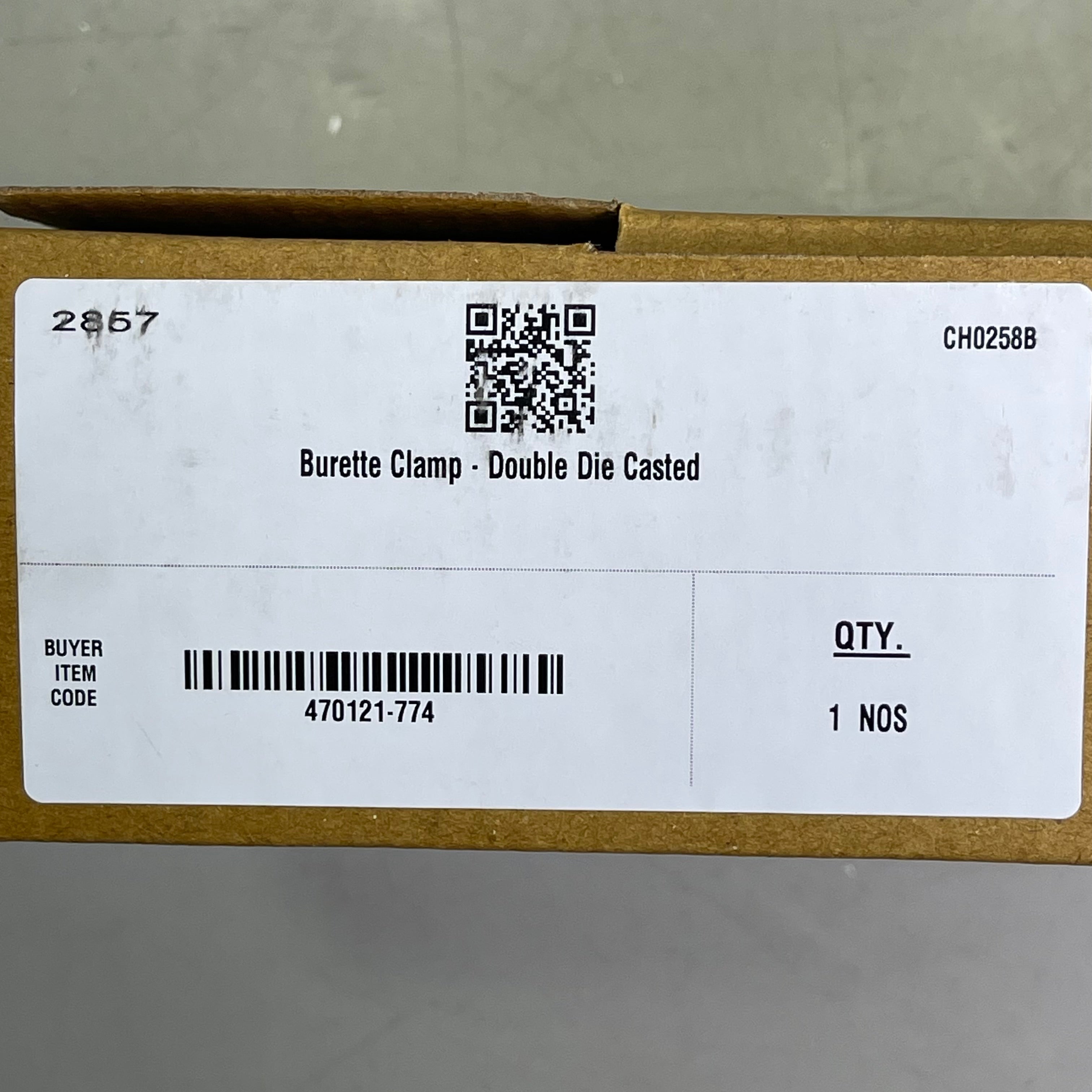 WARD'S SCIENCE Double Burette Clamp Vinylized Jaws Die Casted Blue 470121-774