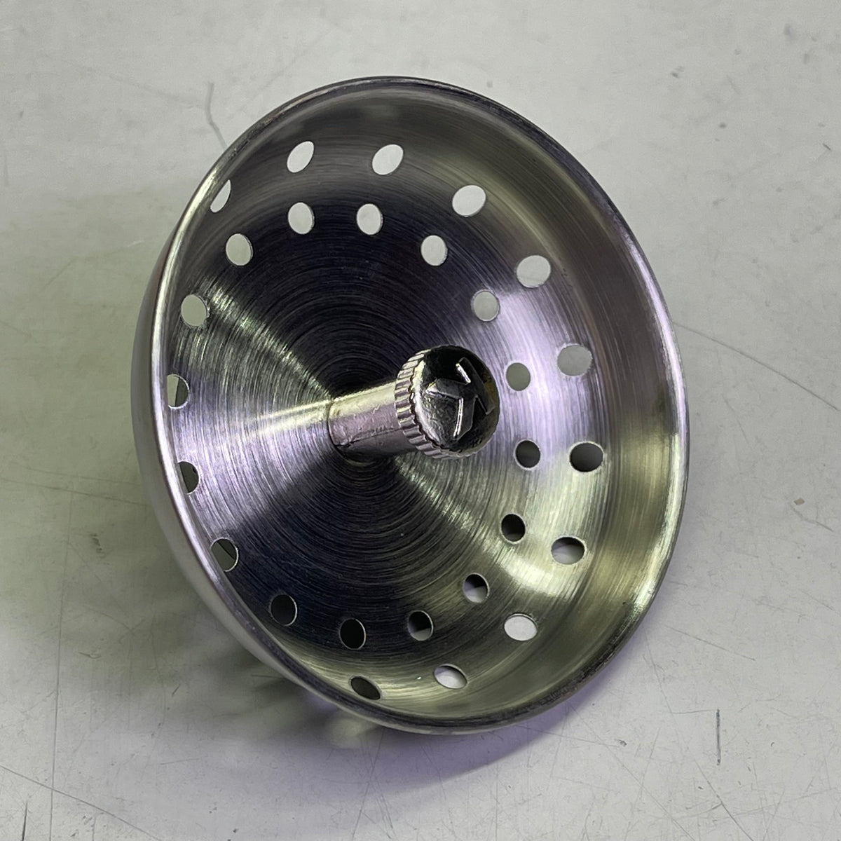 DO IT BEST Solid Brass Strainer 3-1/2" Dia Brushed Nickel DIB5435DSBN 438976