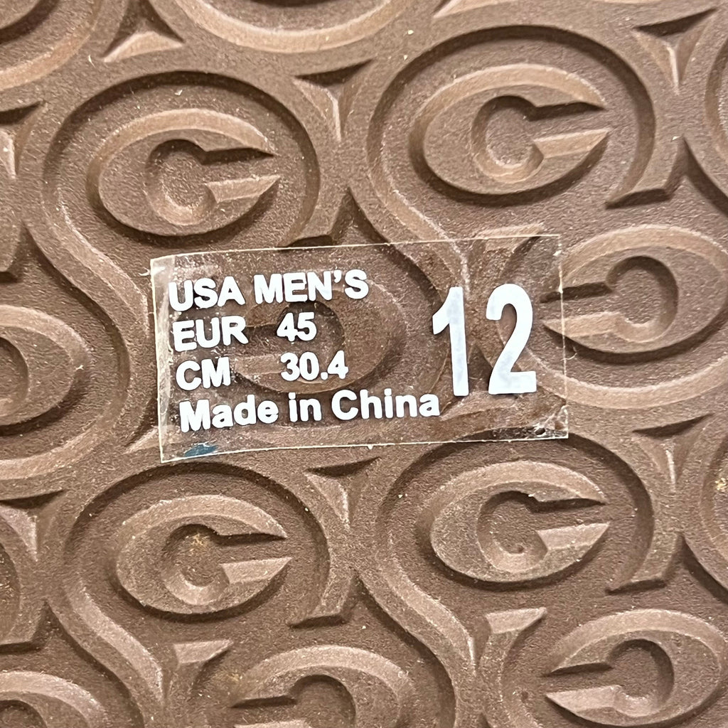 COBIAN Kandui Synthetic Leather Strap Men's Sz 12, EU 45 Chocolate KAN25-2011-12