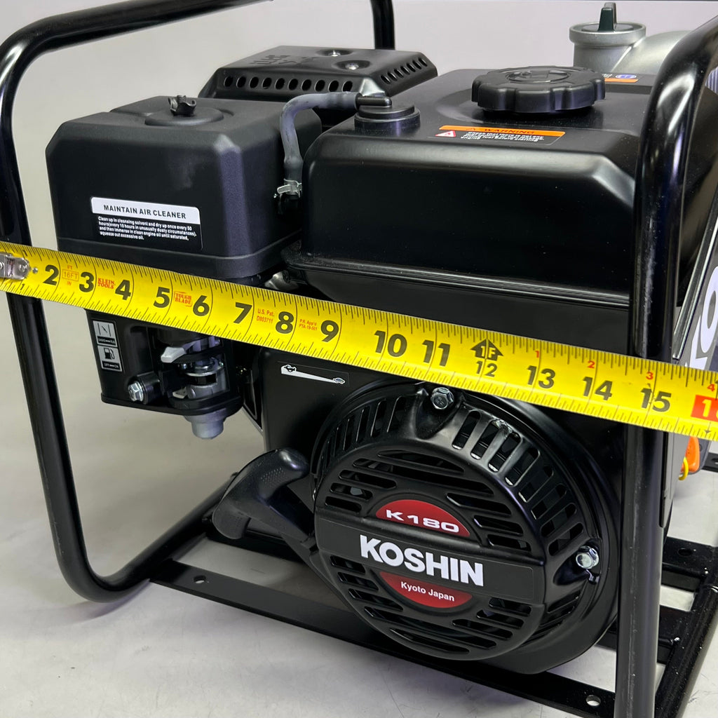 KOSHIN K180-3 Water Pump Sz 18" L x 15" W x 15" H, Grey & Black SEV-50X