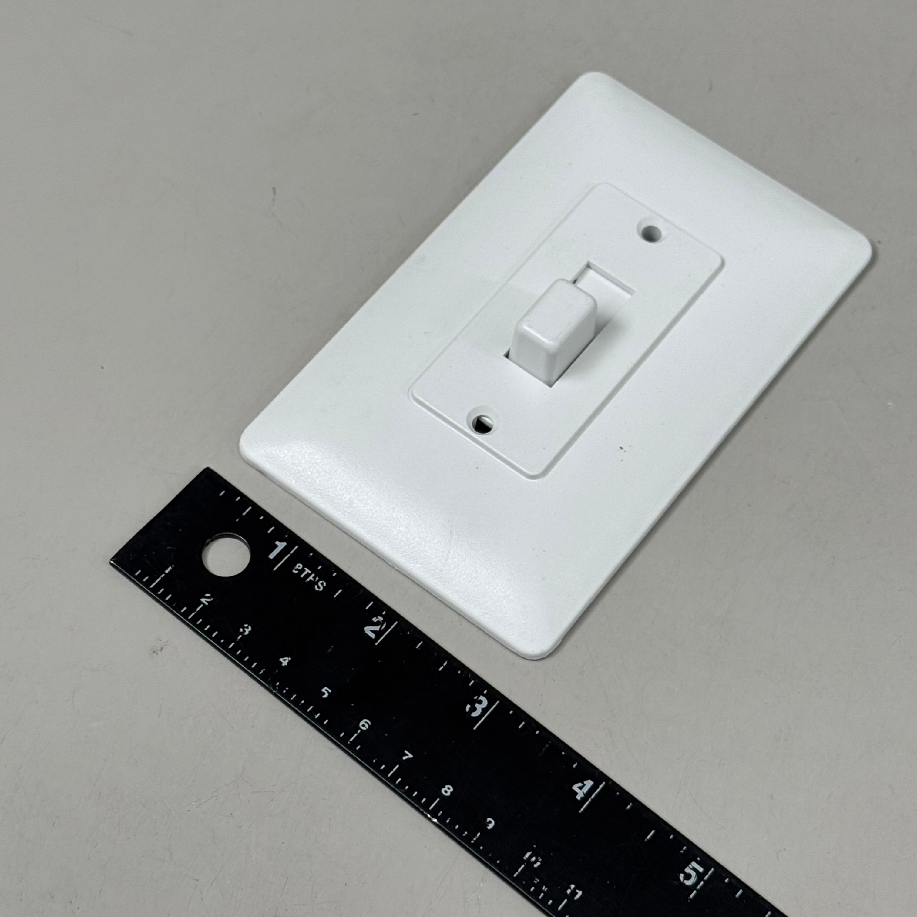 TITAN3 (5 PACK!) 1-Gang Toggle Cover-Up Wall Plate 5" x 3" White TPPCW-T-5