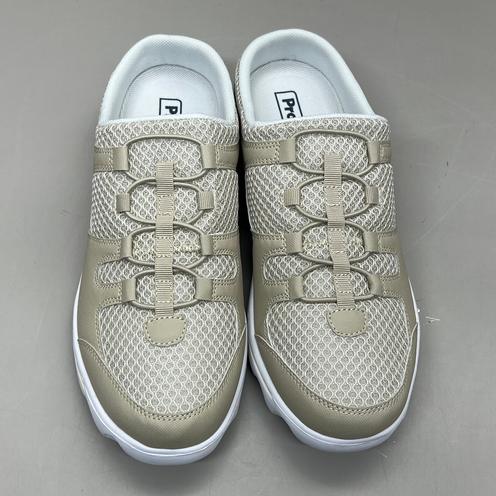 PROPET Travel Activ Slide Breathable 2 Tone Mesh Women's Sz 9 N(AA) Sand WAT011M