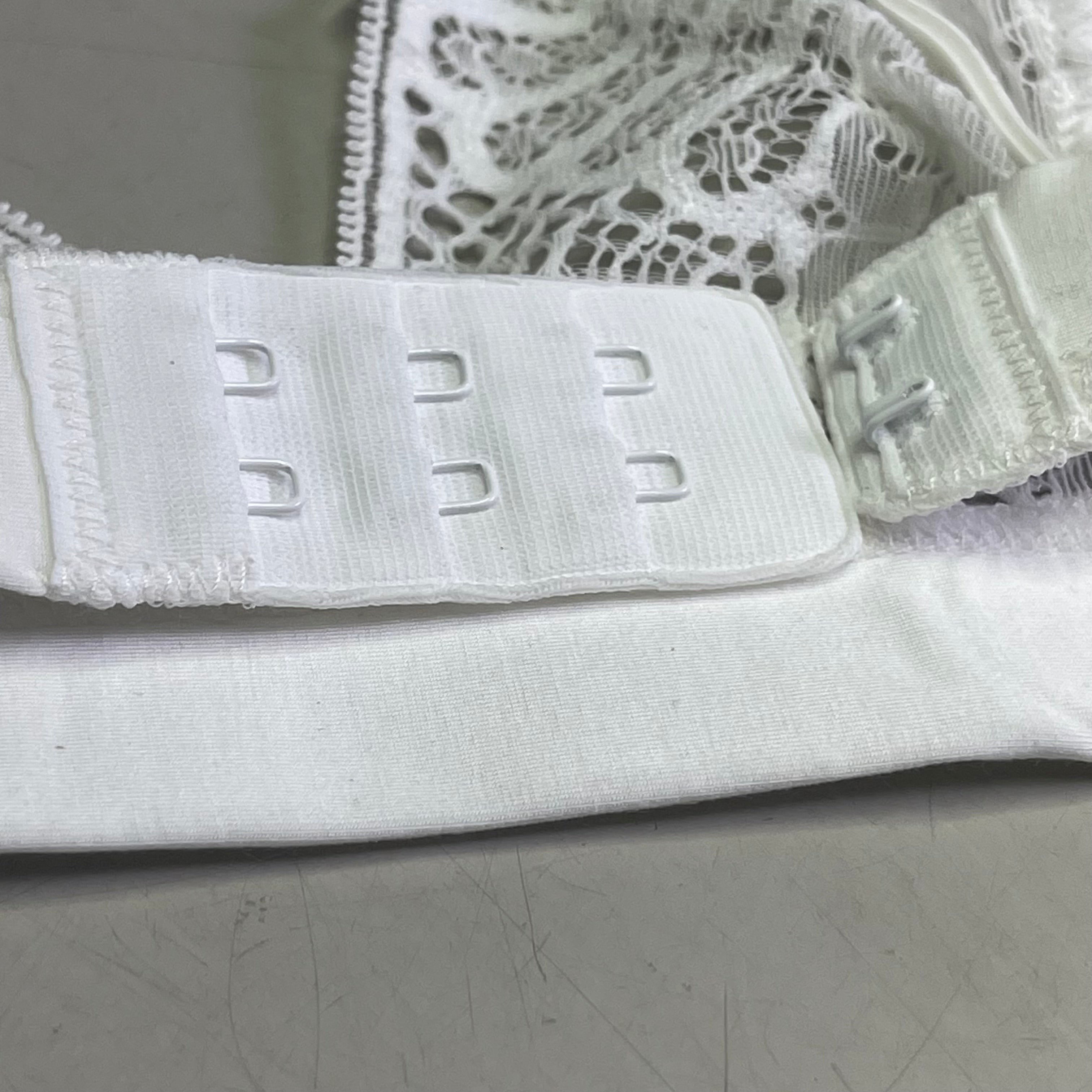 COMMANDO Butter + Lace Bralette Small White GEO500WHT