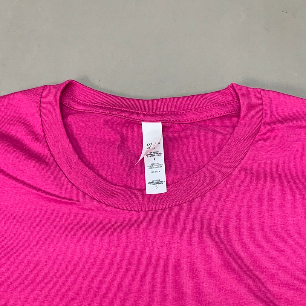 BELLA + CANVAS (12 PACK) Unisex Crewneck Short Sleeve Tees Sz S Berry (New)