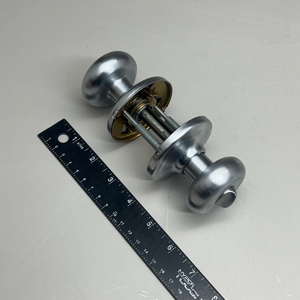 KWIKSET Privacy Hancock Door Knob 730H 26D Satin Chrome 97300987
