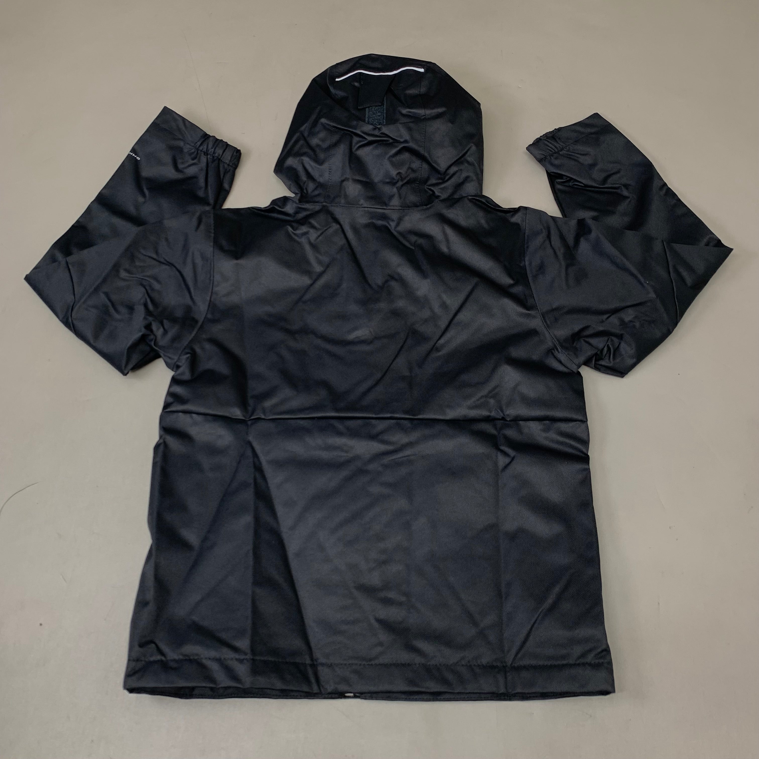 COLUMBIA Reflective Detail Hikebound Jacket Boys Youth Sz S Black SB6647-010