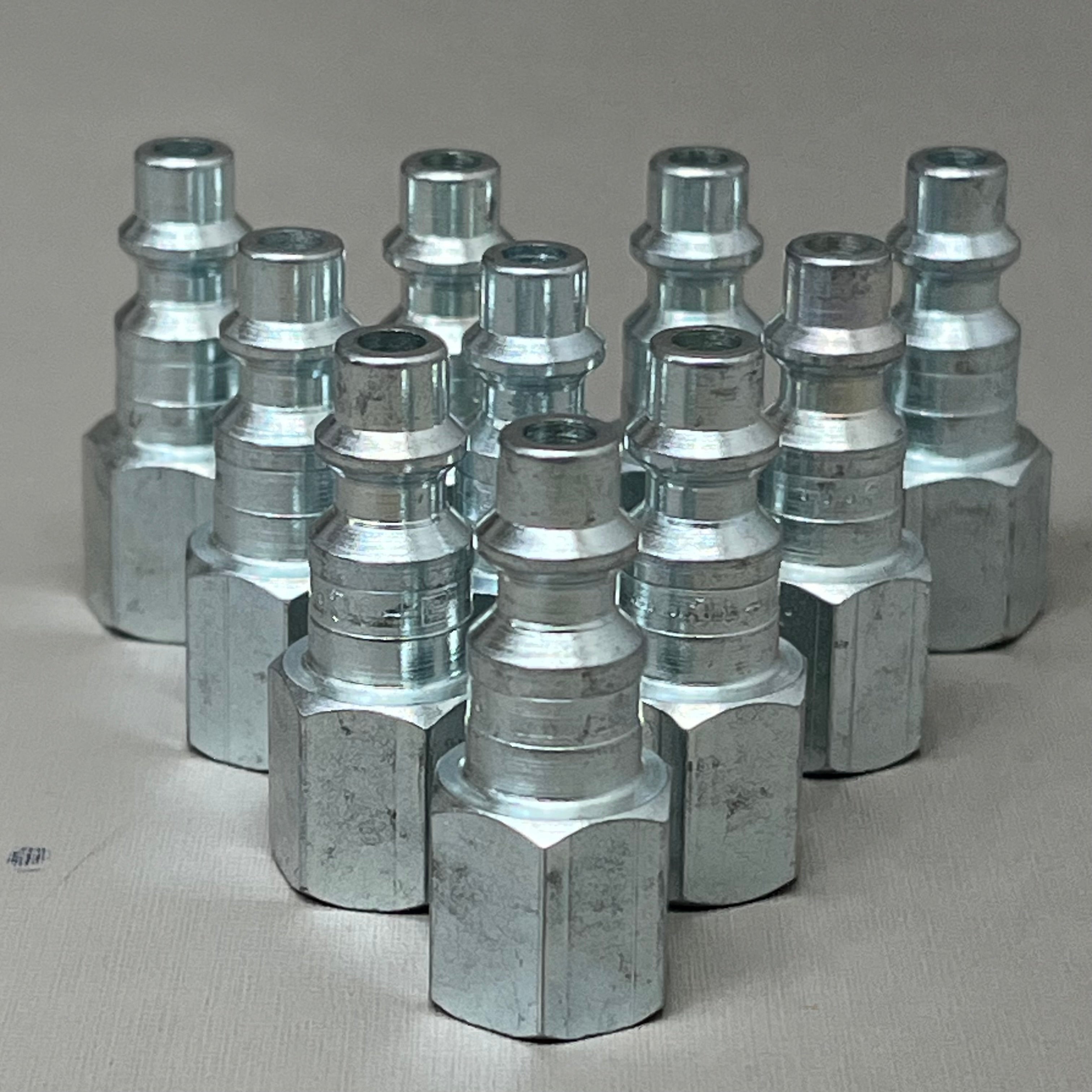 PARKER (10 PACK) Pneumatic Industrial Interchange Steel Nipples Female Thread H3C