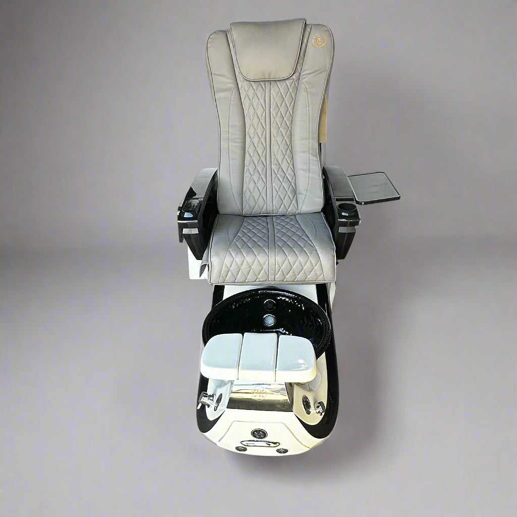 SNE Dolphin Pedicure Spa Tub Light Grey 2024 model SNE 201 W/ Rolling Chair